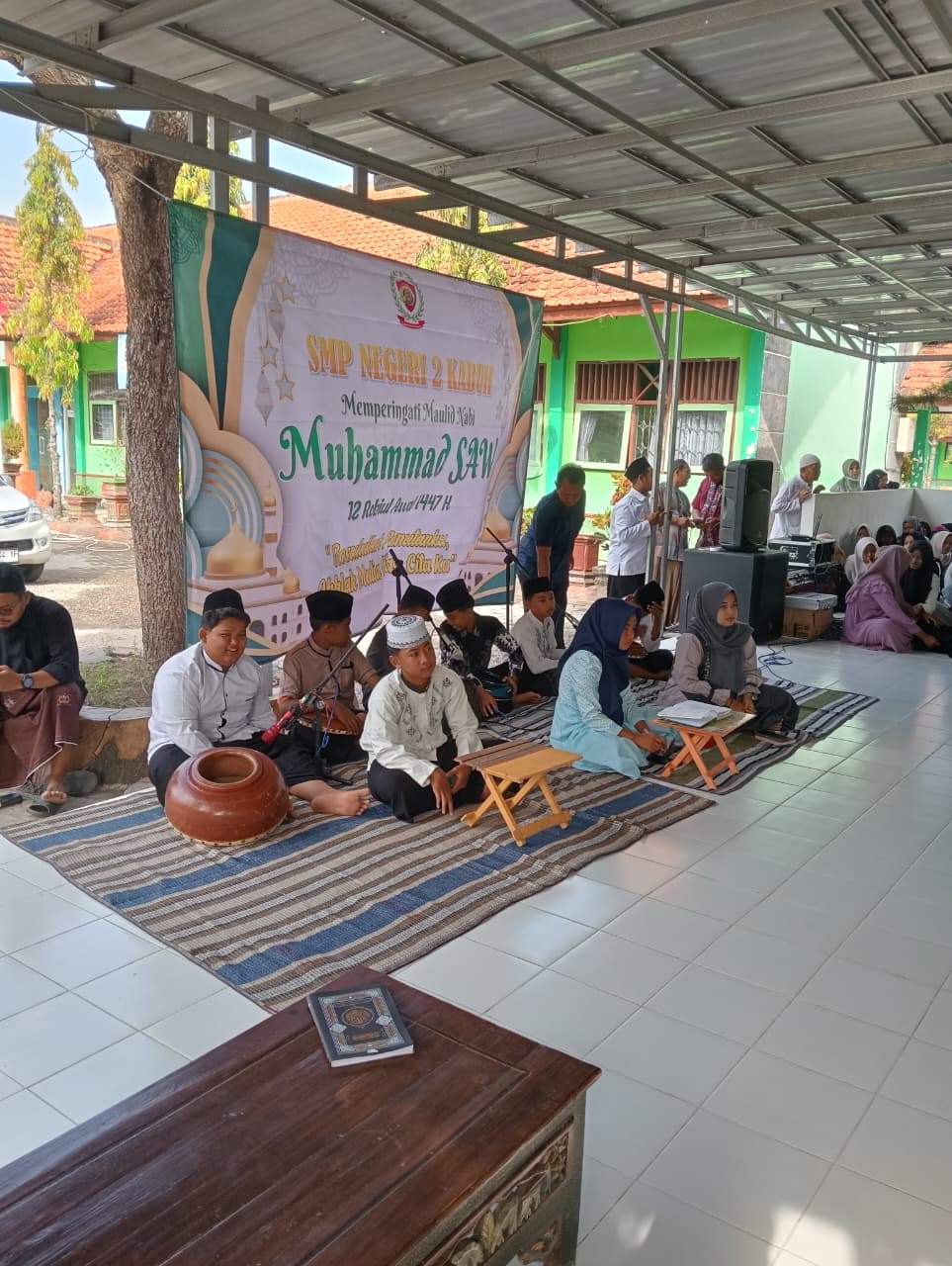 “Maulid Nabi 1447 H: SMP Negeri 2 Kabuh Tanamkan Karakter Sidiq, Amanah, Tablig, dan Fathonah”