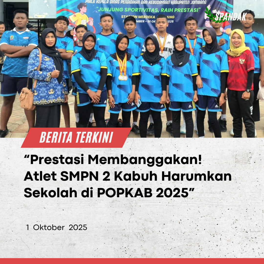 “Prestasi Membanggakan! Atlet SMPN 2 Kabuh Harumkan Sekolah di POPKAB 2025”